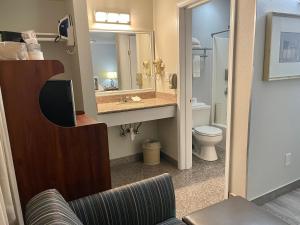 Koupelna v ubytování Americas Inn & Suite