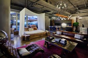 Posezení v ubytování Hotel Éclat Beijing