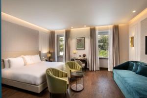 Postel nebo postele na pokoji v ubytování Hotel Niccolo' V - Terme dei Papi