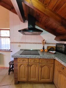 A kitchen or kitchenette at El Invernal de Picos