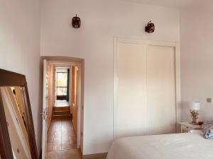 Ein Bett oder Betten in einem Zimmer der Unterkunft VIVIENDA ÚNICA EN PRIMERA LÍNEA DE PLAYA