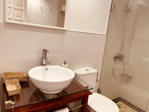 Ein Badezimmer in der Unterkunft VIVIENDA ÚNICA EN PRIMERA LÍNEA DE PLAYA