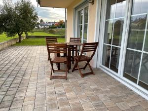 Patio nebo venkovní prostory v ubytování Apartment Mühlbach
