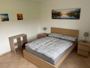 Postel nebo postele na pokoji v ubytování Apartment Mühlbach