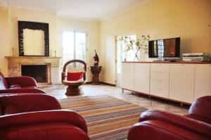 Istumisnurk majutusasutuses Fabulosa Quinta do Vento