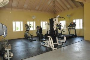 Fitness centrum a/nebo fitness zařízení v ubytování Tropix Villa