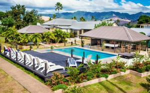 Bazén v ubytování Tanoa Rakiraki Hotel nebo v jeho okolí