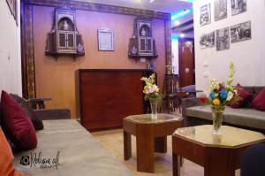 Χώρος καθιστικού στο The location Hotel