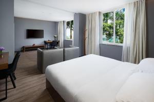 Katil atau katil-katil dalam bilik di 有集城市客栈锦绣中华店Unijoy Cityinn Splendid China Shenzhen