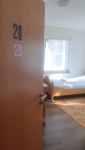 A bed or beds in a room at Lippborger-Hof
