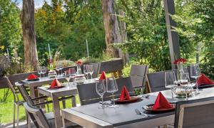 Zahrada ubytování Walhalla Hotel Regensburg Hoeferer 4 Sterne Superior