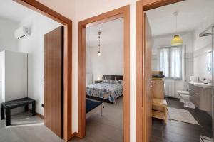 Koupelna v ubytování Sibi Apartment