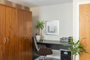 an office with a desk and a chair at SACO Holborn – Lamb’s Conduit St in London