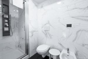 Koupelna v ubytování Hotel Argentina