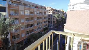 a view from a balcony of a building at PALANGRE CON VISTAS AL MAR in Torrevieja
