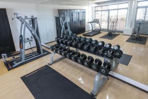 Fitness centrum a/nebo fitness zařízení v ubytování Just Enjoy Business Hotel