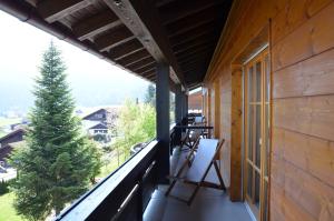 A balcony or terrace at Nebelhorn Relaxhotel