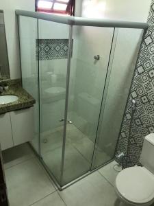 Koupelna v ubytování Casa de praia completa em Milagres