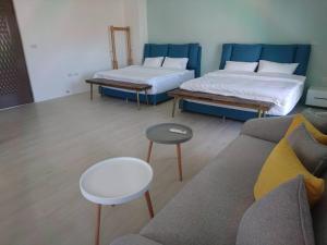 Postel nebo postele na pokoji v ubytování Green Grass B&B