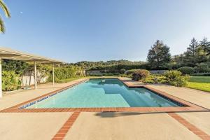 an image of a swimming pool in a house at Exclusive Hope Ranch Home w/Pool and Private Beach access in Santa Barbara