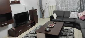TV a/nebo společenská místnost v ubytování Home sweet Home in sykies