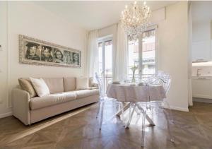 Et opholdsområde på Madonna Montecchi Luxury Suite in Verona