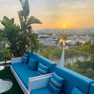 Uma área de estar em Hotel 54 Barceloneta