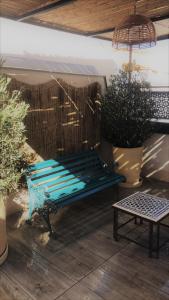 A patio or other outdoor area at Hostal Hom Museo