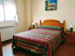 Postel nebo postele na pokoji v ubytování Casa Rural Almécija