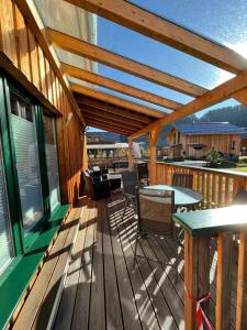 Balkón nebo terasa v ubytování Chalet Steiermark