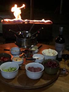 Nápoje v ubytování Pousada Camping e Restaurante Vila dos Arcanjos