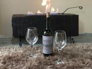 Nápoje v ubytování Pousada Camping e Restaurante Vila dos Arcanjos + 37 fotografií