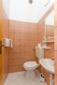 Koupelna v ubytování Apartments Zoran