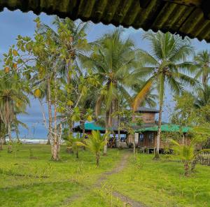 สวนหย่อมนอก Posada Don Aí