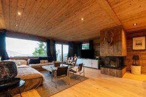 Μια τηλεόραση ή/και κέντρο ψυχαγωγίας στο Chalet Angel