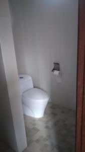 Koupelna v ubytování Kutabay Homestay