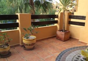 Balkón alebo terasa v ubytovaní Homely Apartment in El Faro