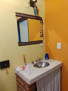 Koupelna v ubytování Los Amarantos
