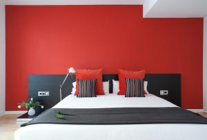 
Ein Bett oder Betten in einem Zimmer der Unterkunft Lugaris Beach
