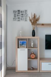 Kuchyň nebo kuchyňský kout v ubytování Apartmani Zaja