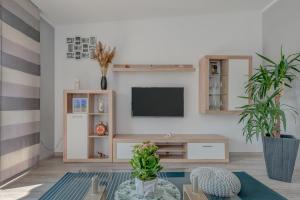 TV a/nebo společenská místnost v ubytování Apartmani Zaja