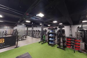 The fitness centre and/or fitness facilities at Village Hotel Warrington