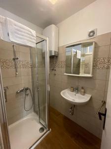 Kúpeľňa v ubytovaní Apartmani Pavat