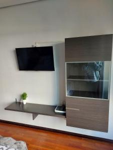 Η κουζίνα ή μικρή κουζίνα στο Estancia acogedora en Vigo