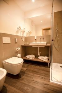 Koupelna v ubytování Hotel Chrys