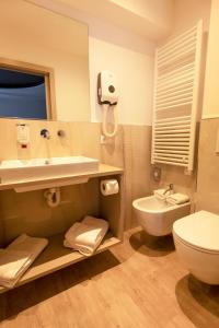 Koupelna v ubytování Hotel Chrys