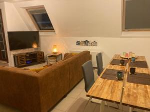 O zonă de relaxare la Appartement Seafox