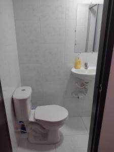 Baðherbergi á Hotel Risaralda