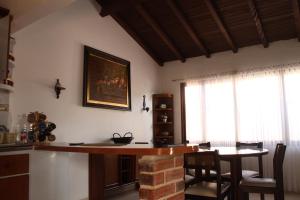 Ett kök eller pentry på Hospedaje Casa Marsella