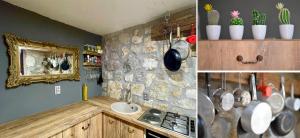 A cozinha ou cozinha compacta de Rustic house Pojata